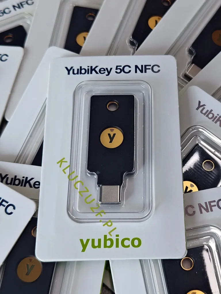 Rodzaje kluczy YubiKey - 5C NFC